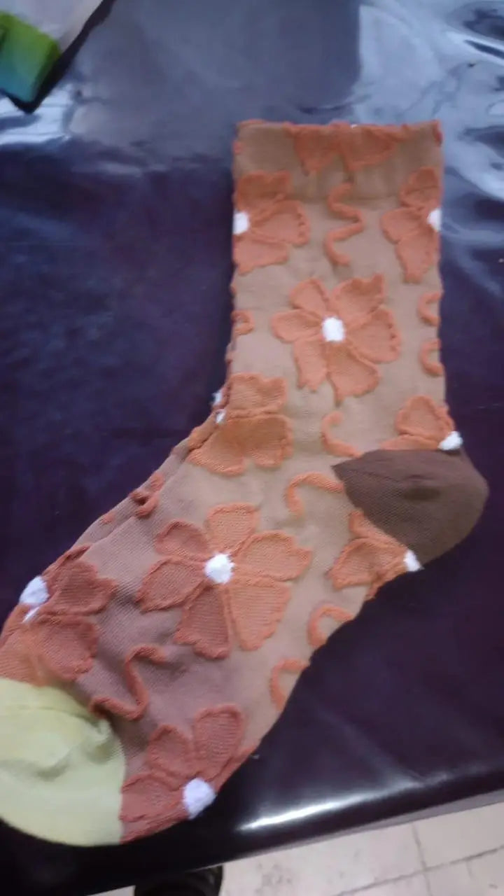 3D FLORAL SOCKS