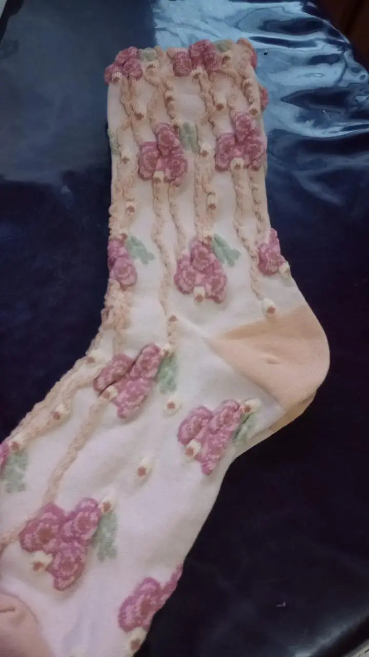 3D FLORAL SOCKS
