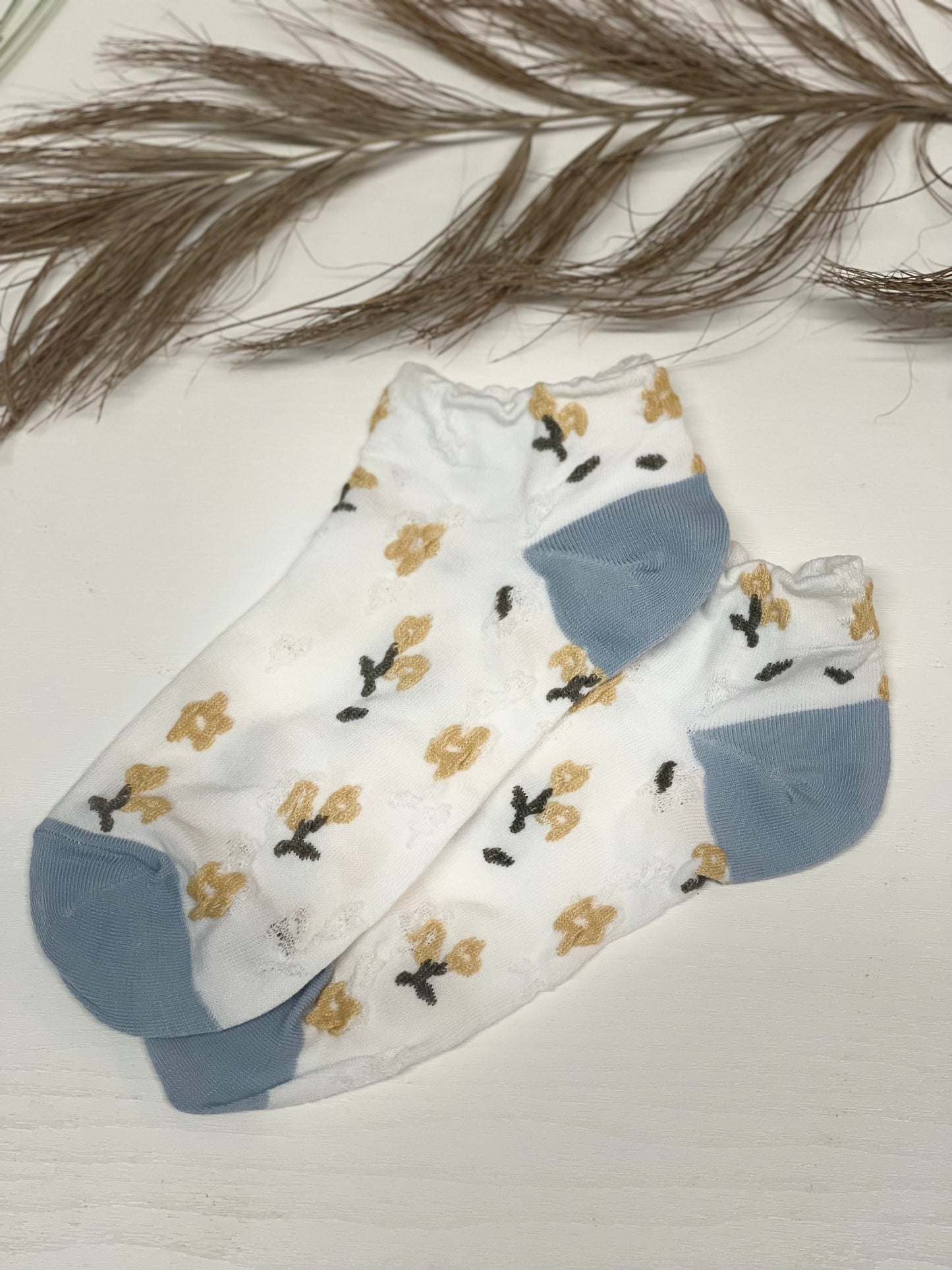 ANKLE FLORAL SOCKS