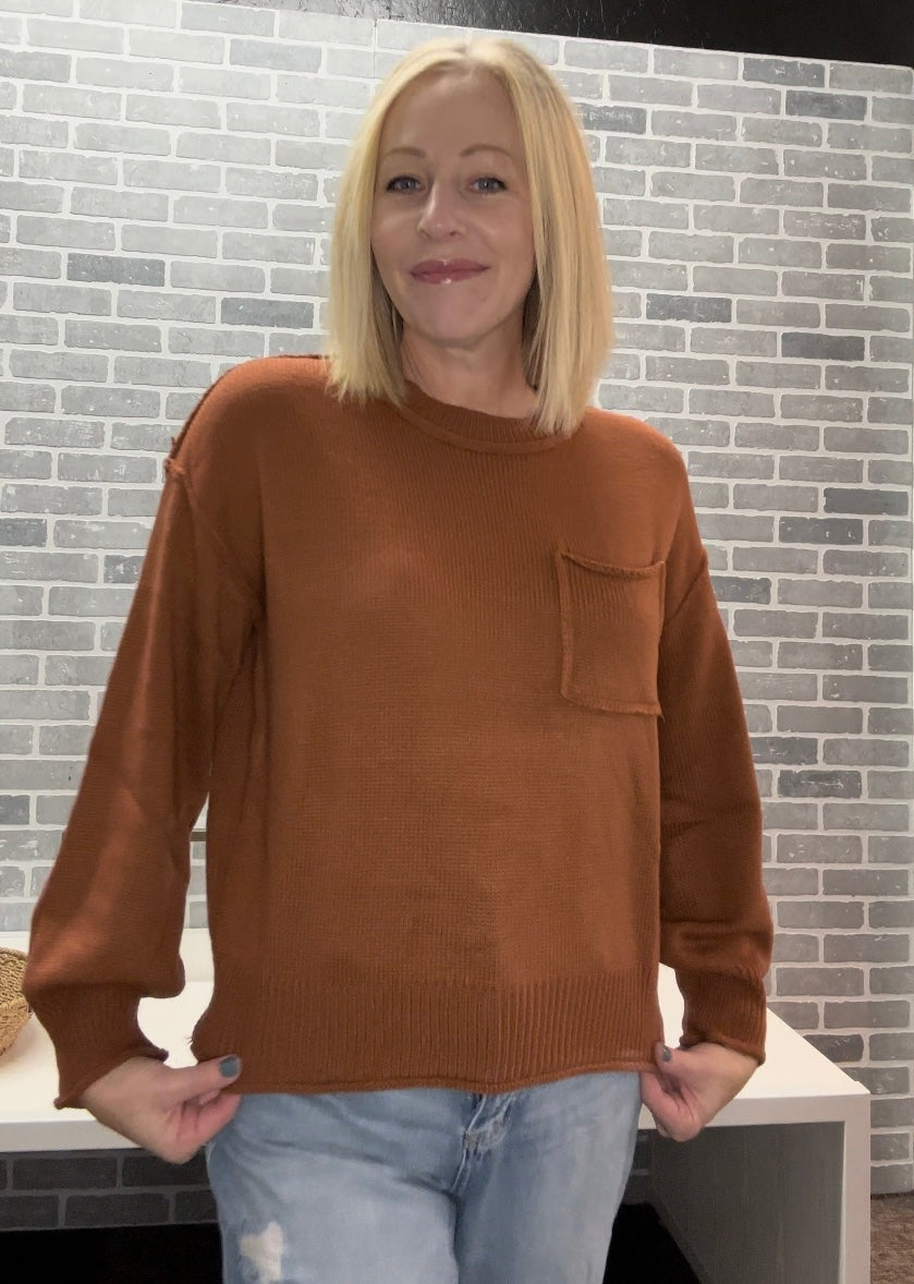 ELDORA POCKET SWEATER