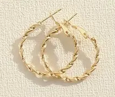 Gold Hoop Earrings