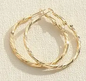 Gold Hoop Earrings