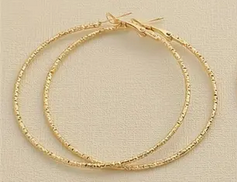 Gold Hoop Earrings