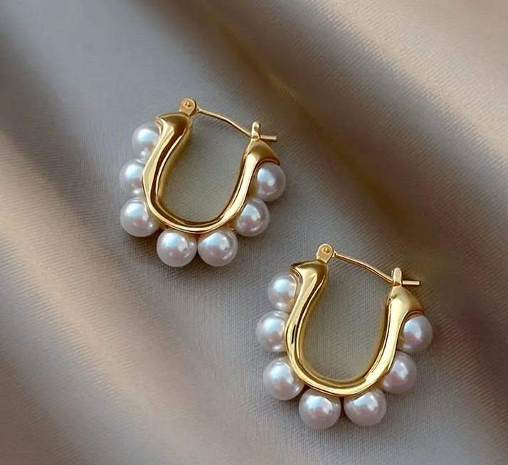 STAR PEARL EARRINGS