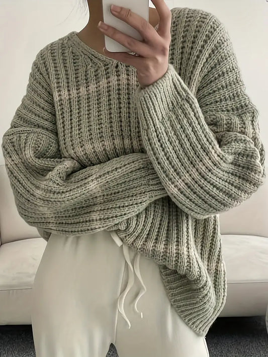 SAGE STRIPED SWEATER