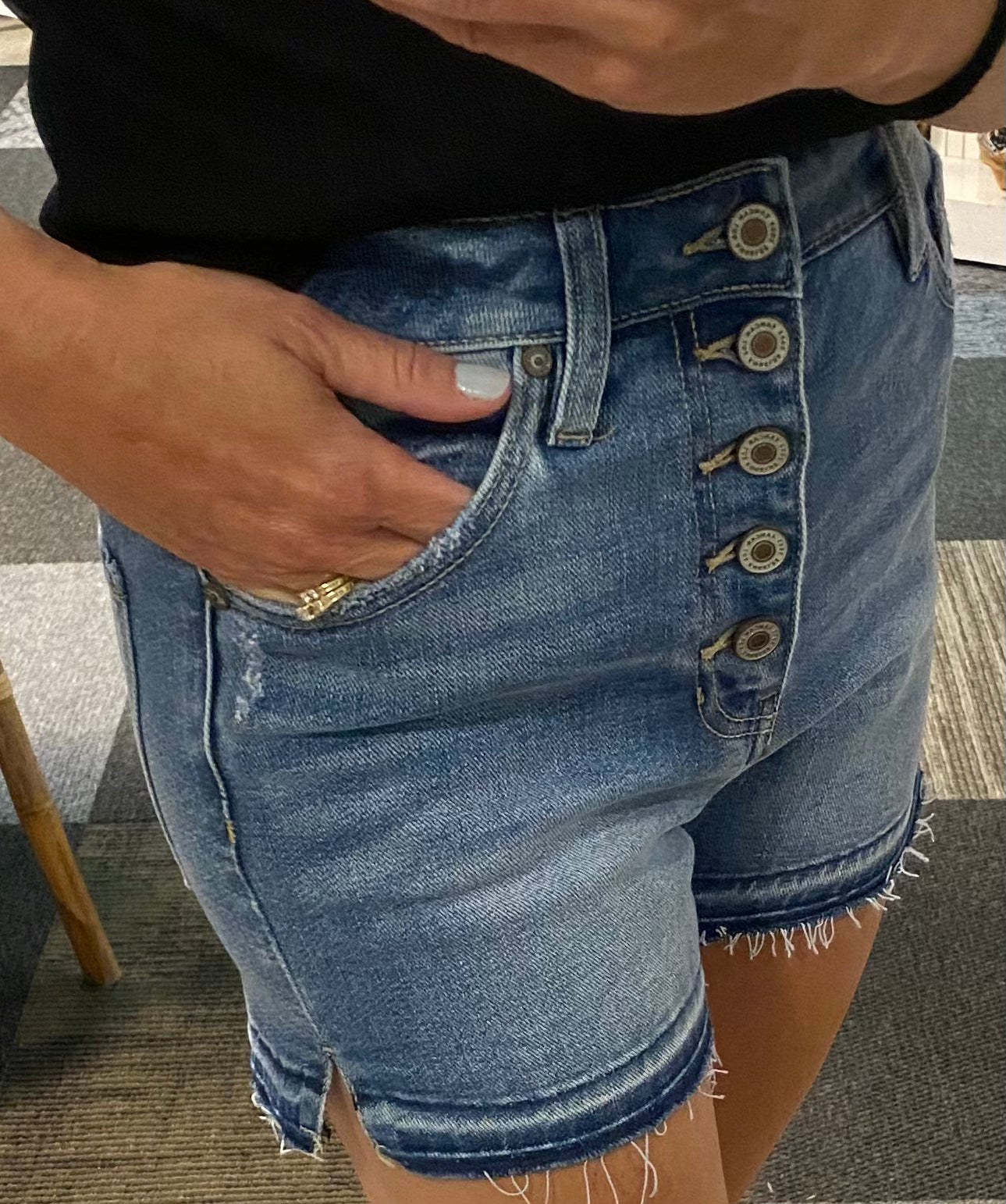 KANCAN RELEASE HEM SHORT