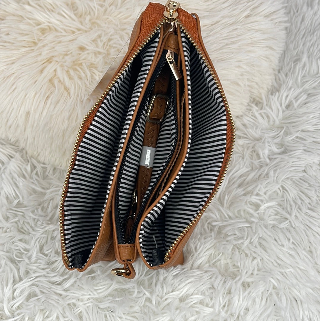 LEATHER 2 ZIP PURSE