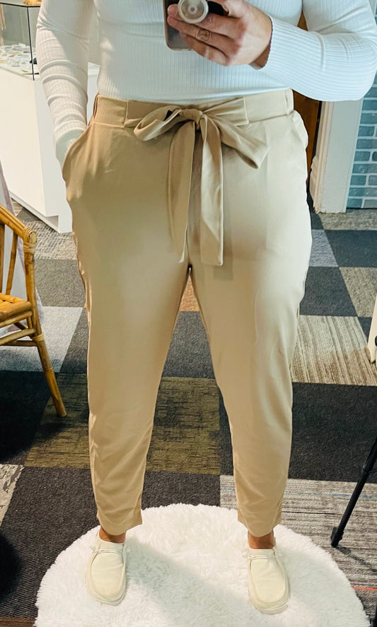 DOWNEAST TAUPE PANTS