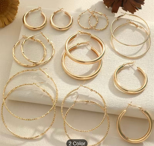 Gold Hoop Earrings