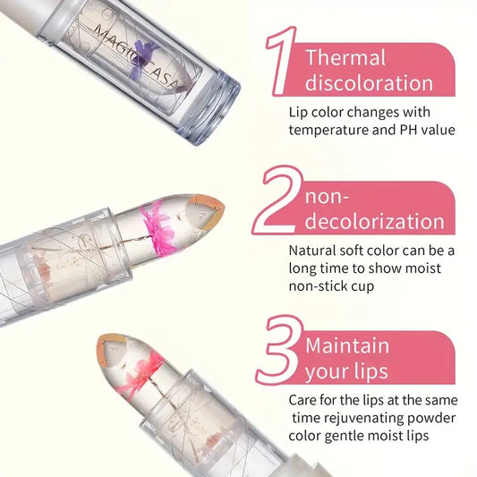 DRIED FLOWERS COLOR CHANGING LIPSTICK