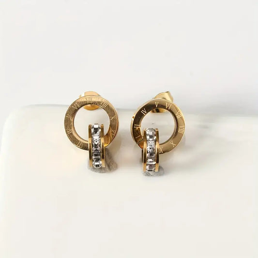 ROMAN NUMBER EARRINGS