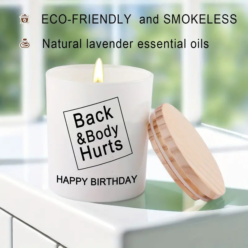 Back & Body Hurts Candle