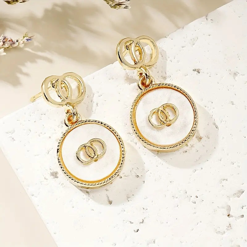 DOUBLE CIRCLE EARRINGS