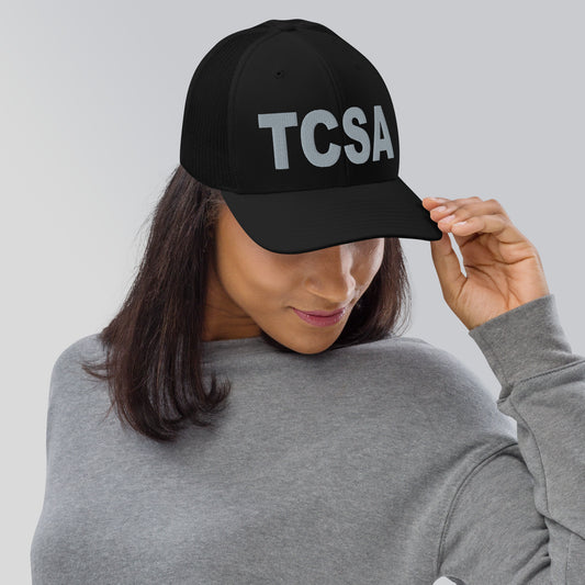 3-D Puff Embroidered TCSA Trucker Cap