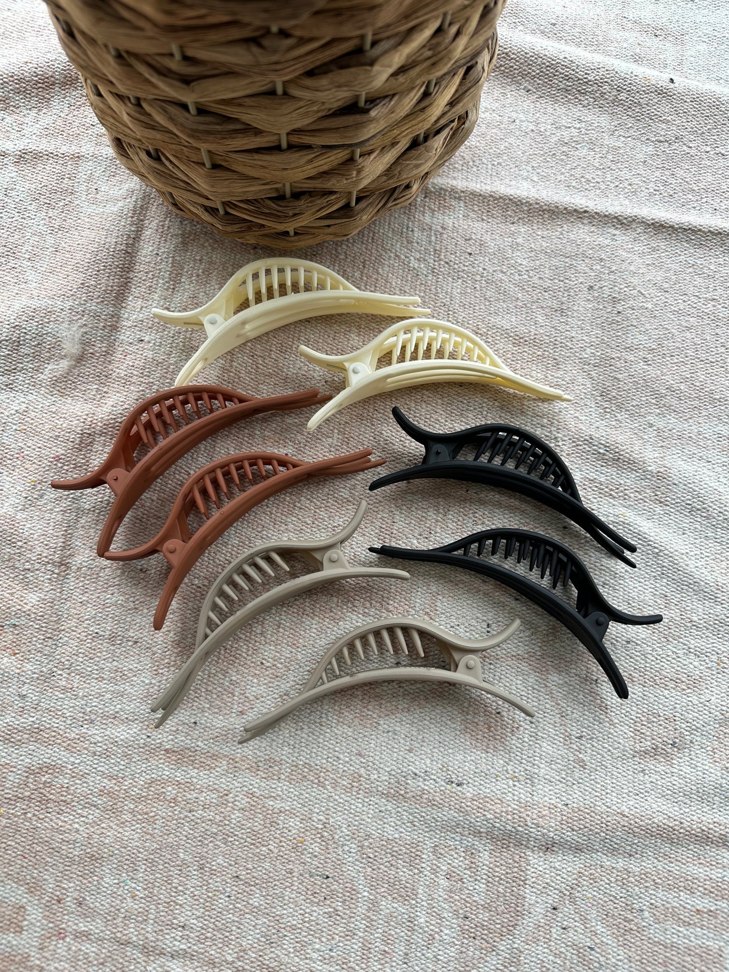 Matte High Up Hair Clips