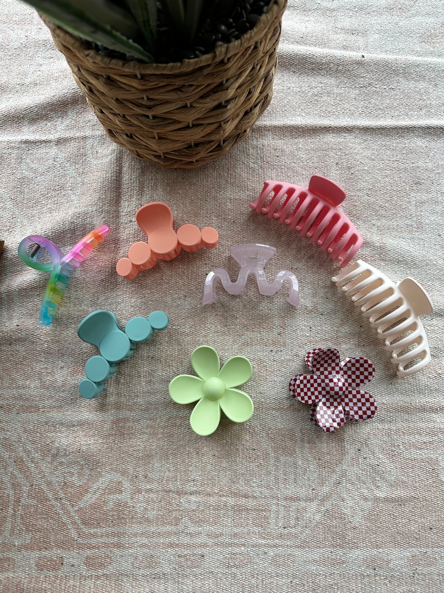 Bright Spring Hair Clips