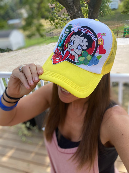 Betty Boop Foam Trucker Snapback Hat