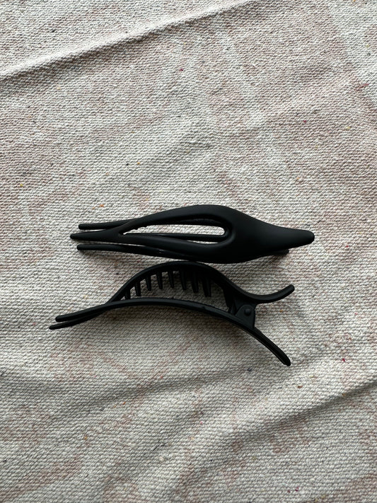 Matte High Up Hair Clips